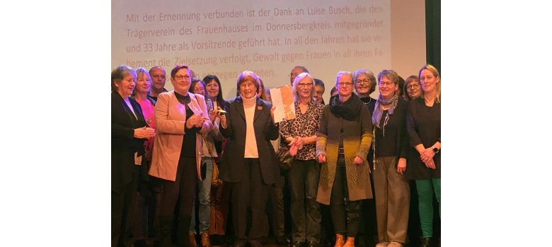 gemeinsames Bild Luise Busch Ehrung