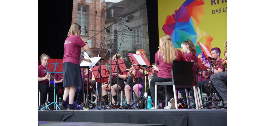 Jugendorchester auf dem Rheinland-Pfalz-Tag