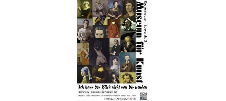 Plakat Veranstaltung Museum f Kunst