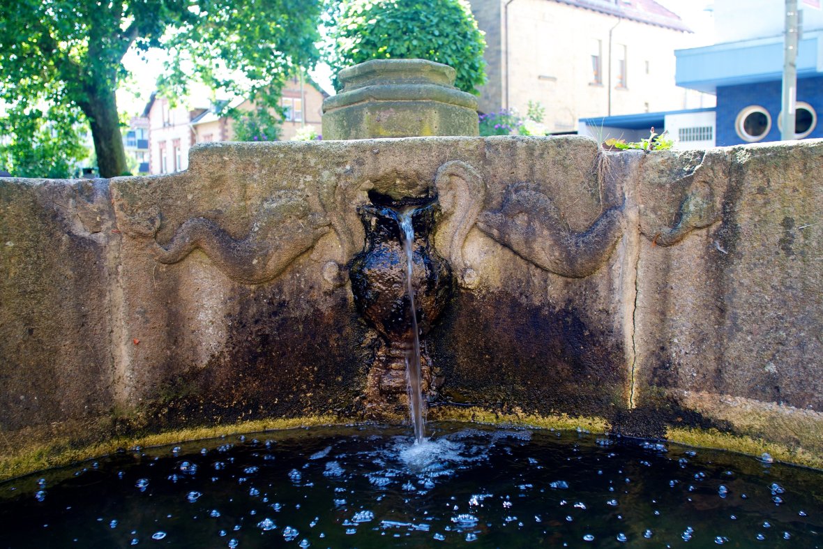 Der Römerbrunnen in Rockenhausen