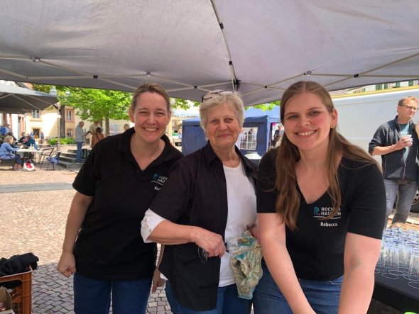 Team 4 auf dem Feinschmeckermarkt